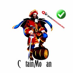 Pirate and barrel