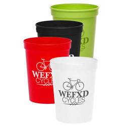 Plastic cups with