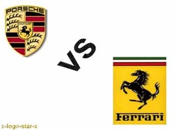 Porsche and ferrari