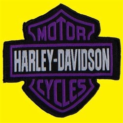 Purple harley davidson
