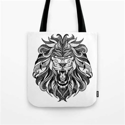 Purse with lion