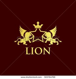 Rampant lion