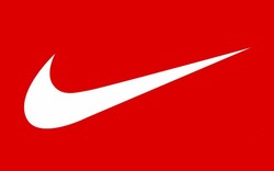 Red and white nike