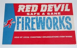 Red devil fireworks
