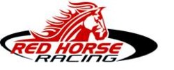 Red horse racing