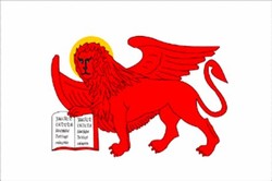 Red winged lion