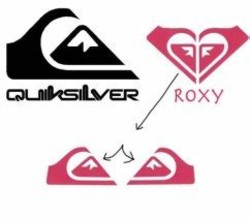 Roxy and quiksilver