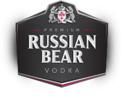 Russian bear vodka