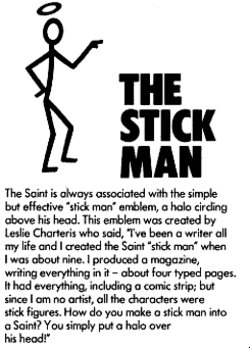 Saint stick figure