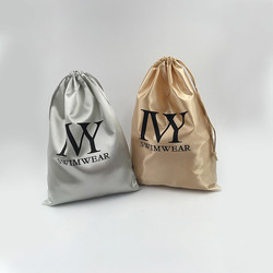 Satin bags with