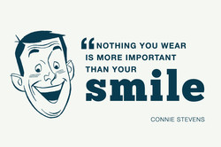 Smile more