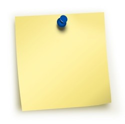 Sticky notes with
