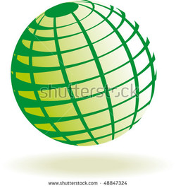 Striped globe