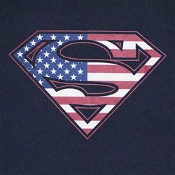 Superman american flag