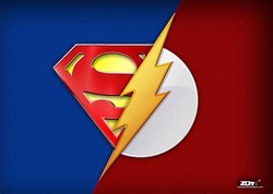 Superman and flash