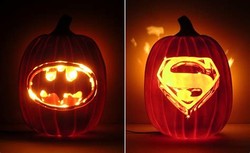 Superman pumpkin
