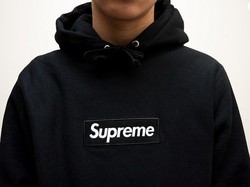 Supreme hoodie black