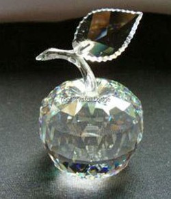Swarovski crystal apple