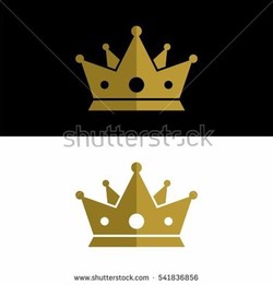 Tall gold crown