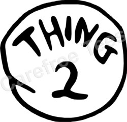 Thing one printable