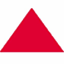 Three red triangles