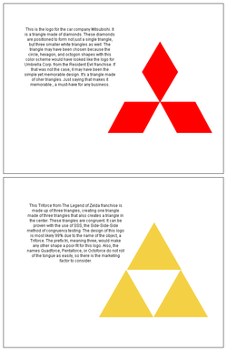 Three triangle