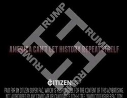 Trump swastika