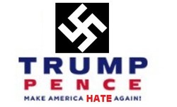 Trump swastika