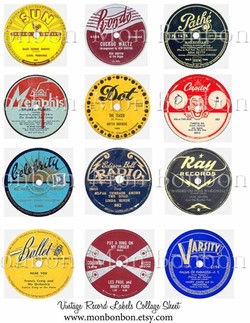 Vintage record label