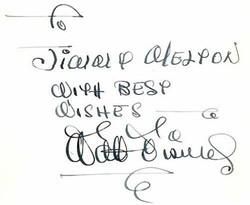 Walt disney signature