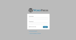 Wordpress change login page