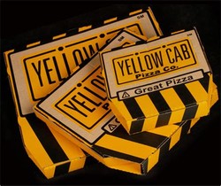 Yellow cab pizza